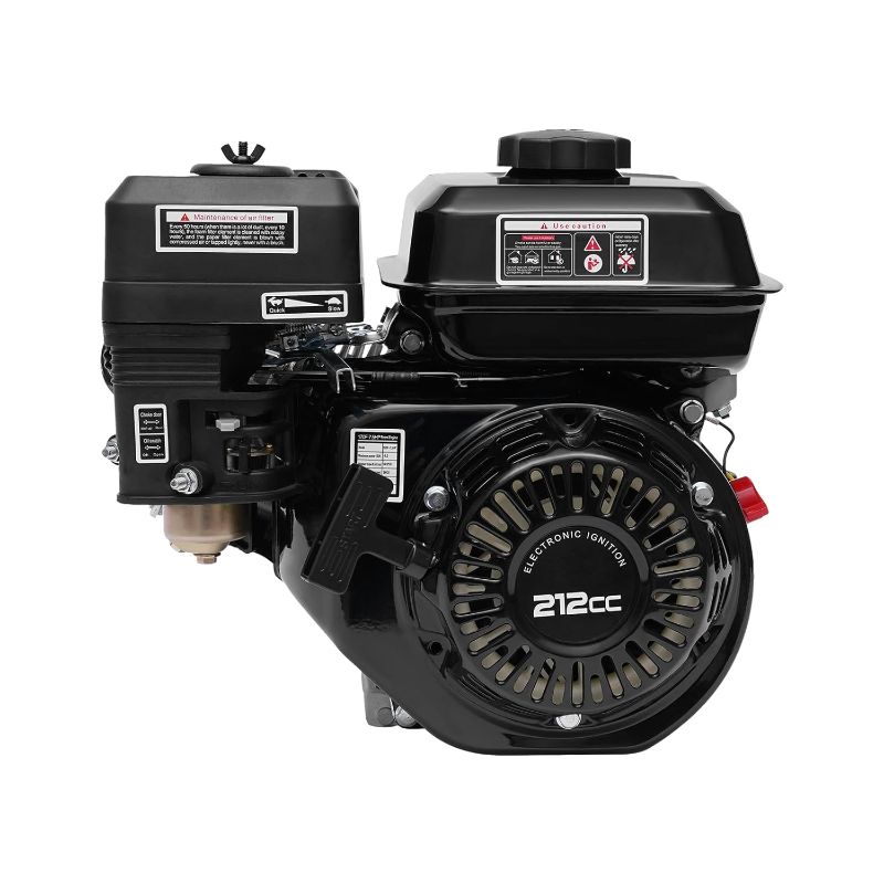 Photo 1 of 7.5HP 4 Stroke Gas Engine GX160/170F Gas Motor Engine Replacement 210CC OHV Air Cooled Pullstart Motor for Honda Go KartSingle Cylinder (3600RPM Speed)