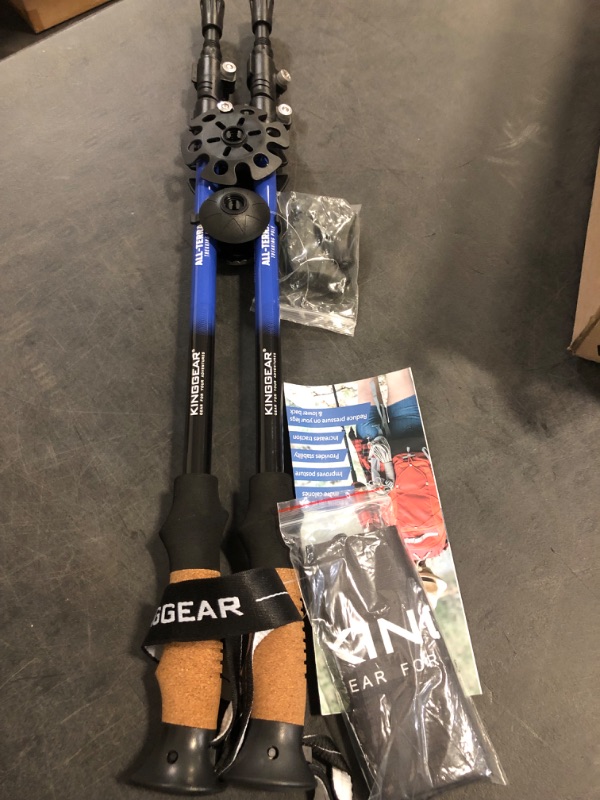 Photo 1 of Collapsible Hiking & Trekking Poles - Balance Support for Seniors, Women, and Men, 2pc Per Set