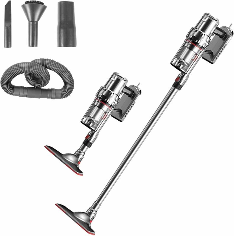 Photo 1 of Cordless Stick Vacuum Cleaner, 50 Minutes Run-Time, 4 in 1 Lightweight Stick Vacuum 200W, HEPA Filter for Hardwood Floors, Carpet, Pet Hair, Car