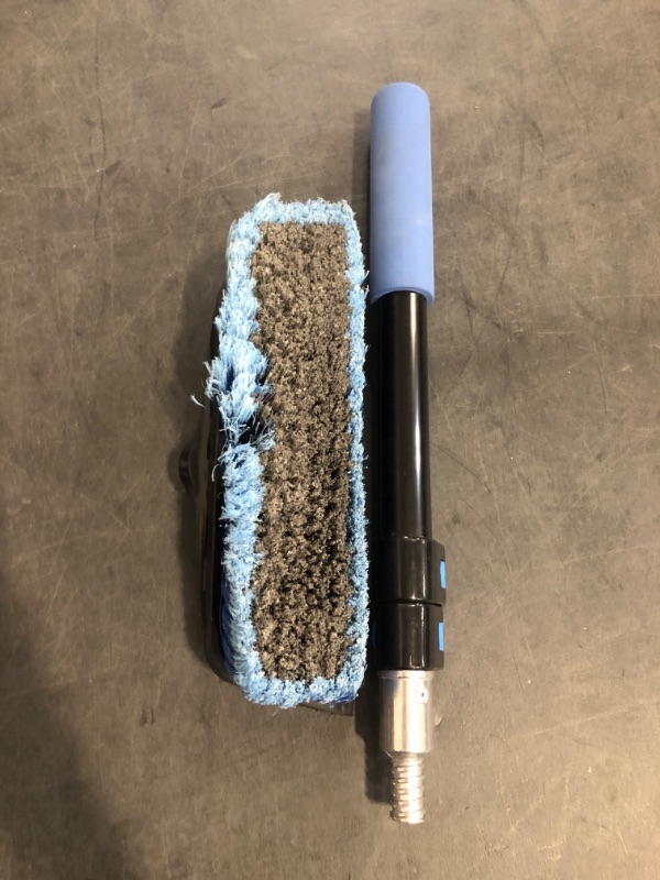 Photo 1 of EVERSPROUT 1.5-to-3 Foot Scrub Brush | Built-in Rubber Bumper | Lightweight Extension Pole Handle | Soft Bristles wash Car, RV, Boat, Solar Panel, Deck | Shower Brush for Cleaning | Floor Brush