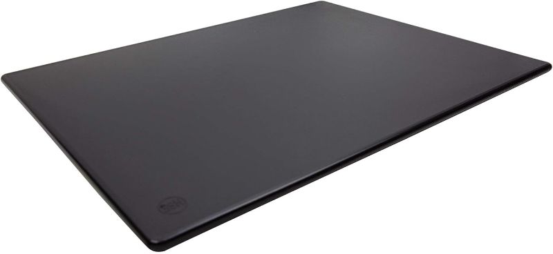Photo 1 of Thirteen Chefs Extra Large 24 x 18 Black Cutting Board, 0.5 Inch Thick HDPE, NSF Certified for Food Service and Professional Kitchens