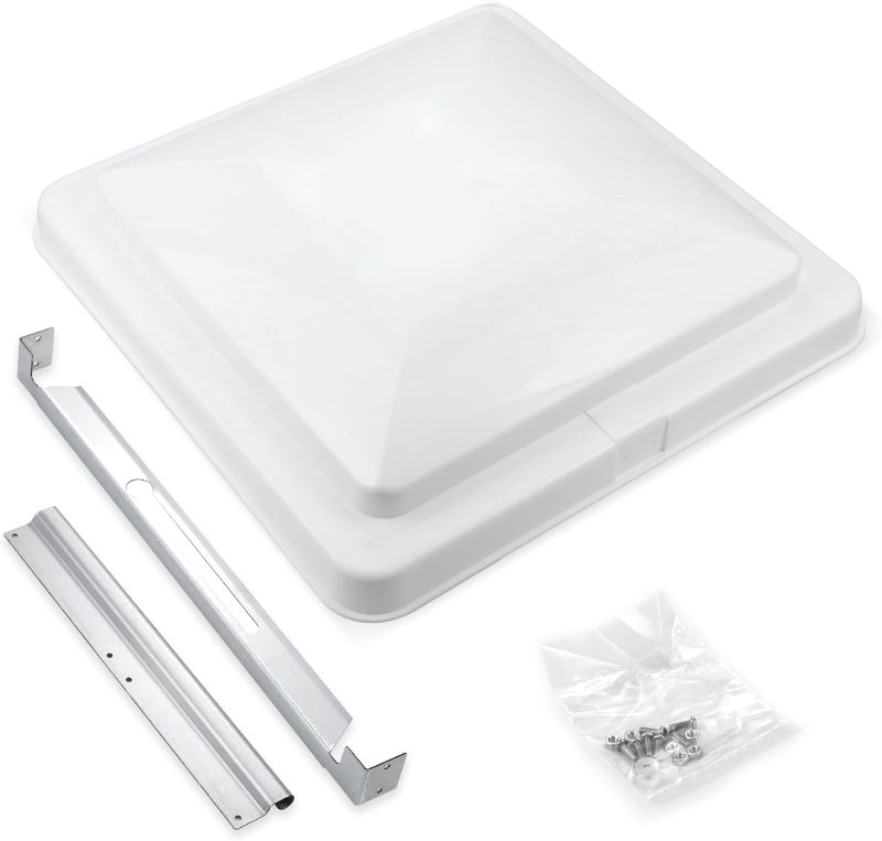 Photo 1 of RV Vent Cover 14" Roof Vent Lid for Universal RV, Trailer, Camper, Motorhome Roof Replacement Ceiling Vent Covers, Plastic Square Skylight Cover Liftable, 1 Pack White
Brand: Sporthfish