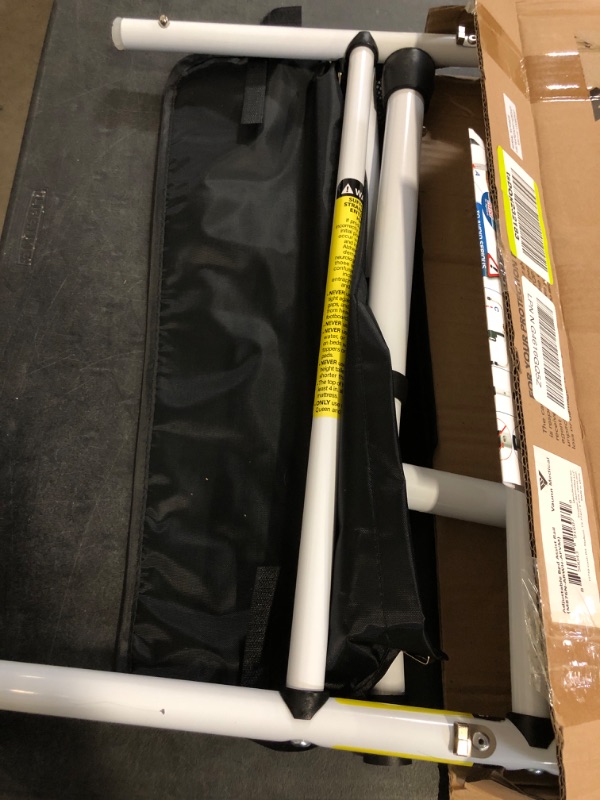 Photo 1 of FSA/HSA Eligible, Vaunn Medical New Adjustable Bed Assist Rail Handle (Passed ASTM F3186–17 Safety Standard) and Hand Guard Grab Bar, Bedside Safety and Stability (Tool-Free Assembly), White/Black