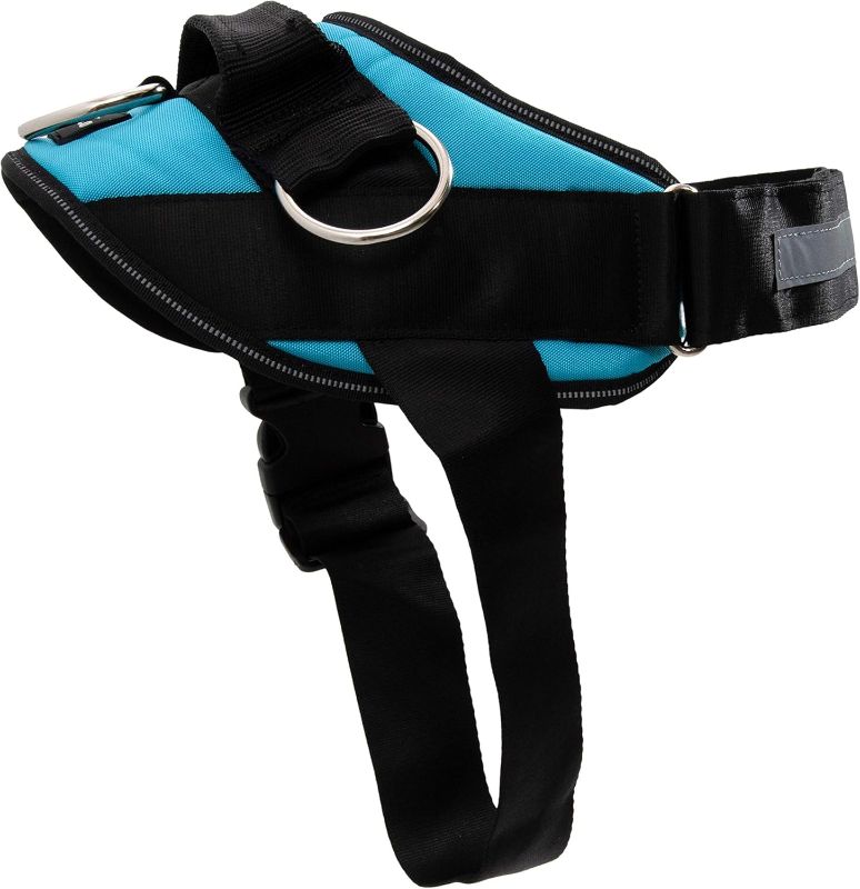 Photo 1 of ShawnCo Essential Dog Harness, No-Pull Pet Vest with 3 Leash Clips, No Choke, Reflective, Adjustable and Padded, for Easy Walking and Training for Small, Medium and Large Dogs (Oceanic Blue, Medium)