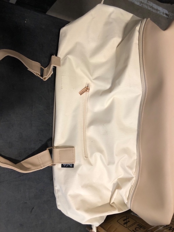 Photo 1 of **Missing Mini Pouch and Minor Damage ** Weekender Bags for Women, Large Travel Duffel Bag with Shoes Compartment, Carry On Overnight Tote Bags with Toiletry Bags, Hospital Bags for Labor and Delivery