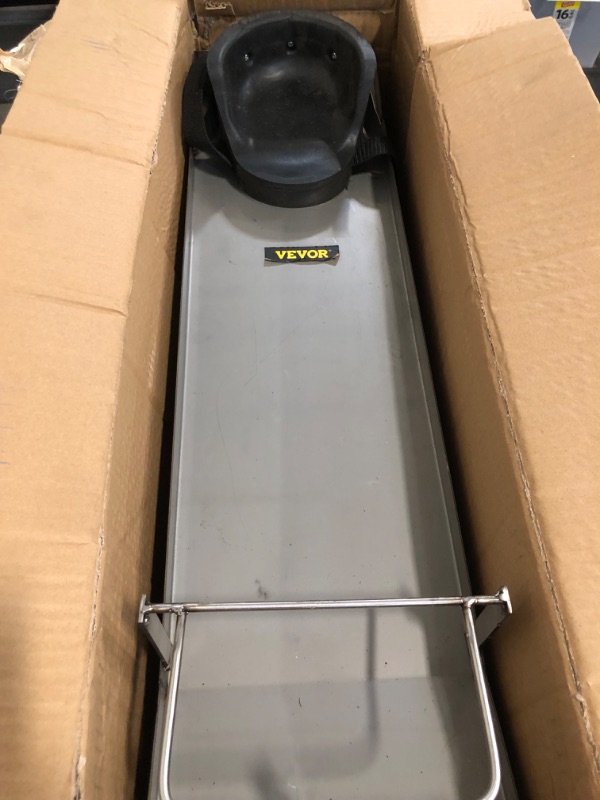 Photo 1 of Concrete Knee Boards with Knee Pads 30'' x 8'' Stainless Steel Concrete Sliders Knee Boards for Concrete Work, Patines para Concreto Concrete Tool for Concrete Finishing