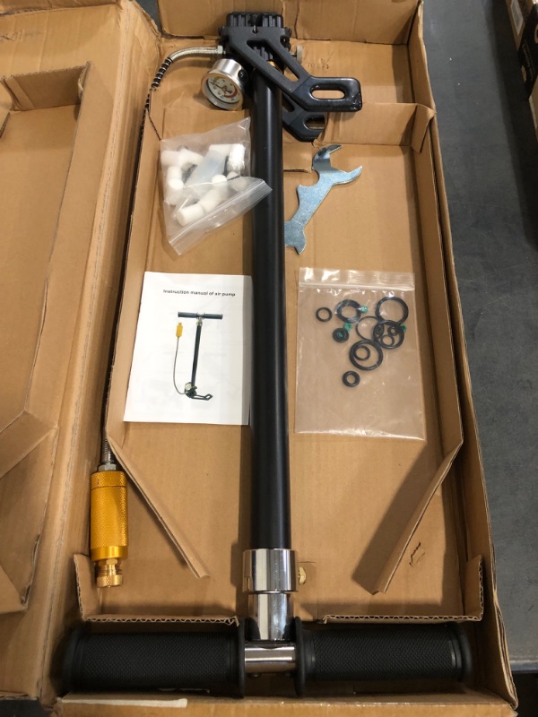 Photo 1 of 30Mpa 4500Psi 4 Stage PCP Hand Pump Air Compressor High Pressure Operated HPA Tank Hunting Air Rifle