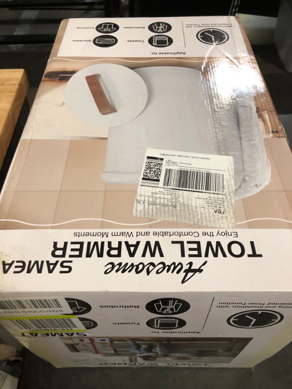 Photo 1 of SAMEAT Heated Towel Warmers for Bathroom - Large Towel Warmer Bucket, Wood Handle, Auto Shut Off, Fits Up to Two 40"X70" Oversized Towels, Best Ideals
Brand: SAMEAT