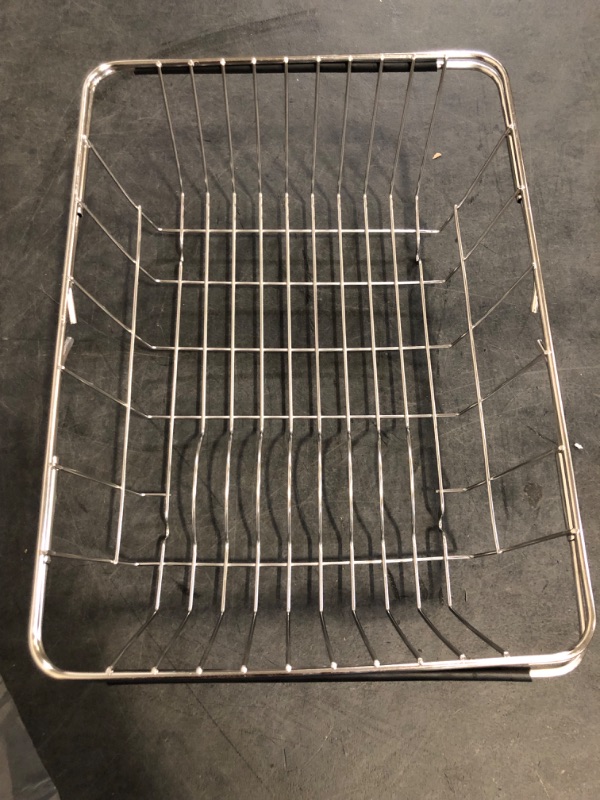 Photo 1 of Adjustable Over Sink Dish Drying Rack Stainless Steel Dish Drainer, On Counter or in Sink Dish Rack, Deep and Large- Rustproof