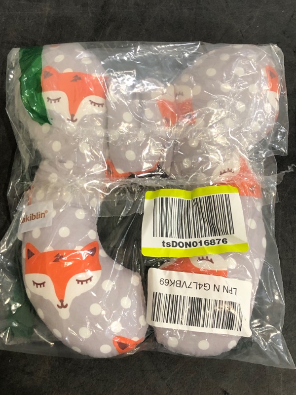 Photo 1 of KAKIBLIN Baby Travel Pillow,Baby Neck Pillows for Car Seat,Upgraded Baby Head Pillow,Toddler Head and Neck Baby Support Pillow for Car Seat, Pushchair,Travel (Gray Fox)