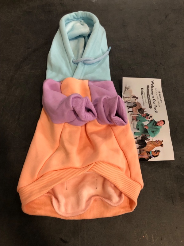 Photo 1 of Size M Spark Paws Dog Hoodie - Premium Quality, Buttery Soft, Superior Comfort and Fit, Calming Fleece Interior, Suitable for All Breeds - Cotton Candy 