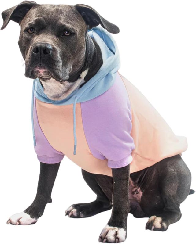 Photo 1 of Size M Spark Paws Dog Hoodie - Premium Quality, Buttery Soft, Superior Comfort and Fit, Calming Fleece Interior, Suitable for All Breeds - Cotton Candy 