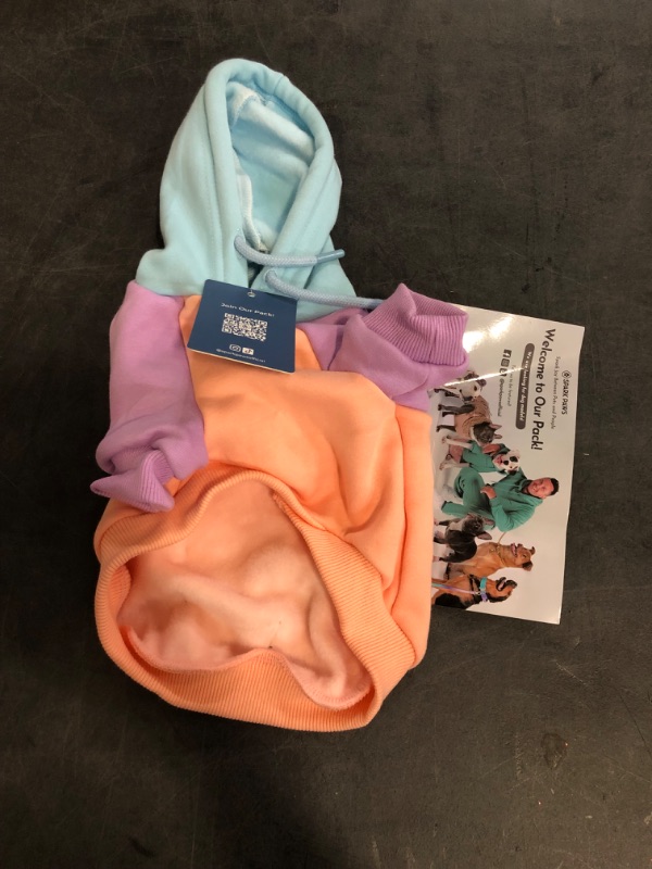 Photo 1 of Size M Spark Paws Dog Hoodie - Premium Quality, Buttery Soft, Superior Comfort and Fit, Calming Fleece Interior, Suitable for All Breeds - Cotton Candy 