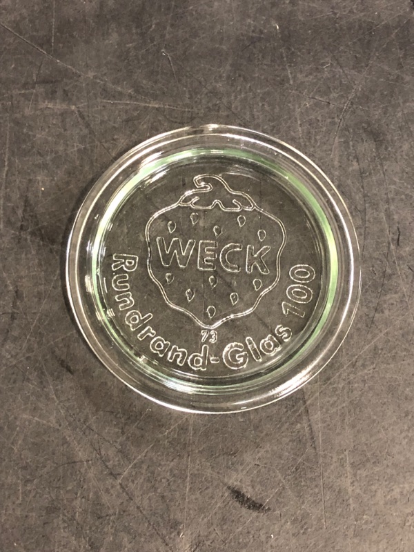 Photo 1 of Missing 2 ** 3 x Weck 100mm (approx. 4") LARGE ORIGINAL Loose Fitting Replacement Glass Lid. Fits WECK Models 738, 739, 740, 741, 742, 743, 744, 745, 748, 974.