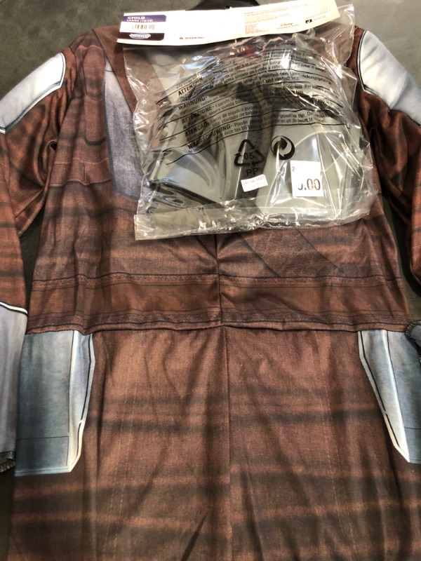 Photo 1 of Size L Kids Star Wars Mandalorian Halloween Costume Muscle Jumpsuit