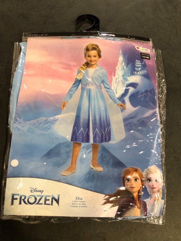 Photo 1 of Size S (4-6X)Frozen 2: Elsa Classic Child Costume