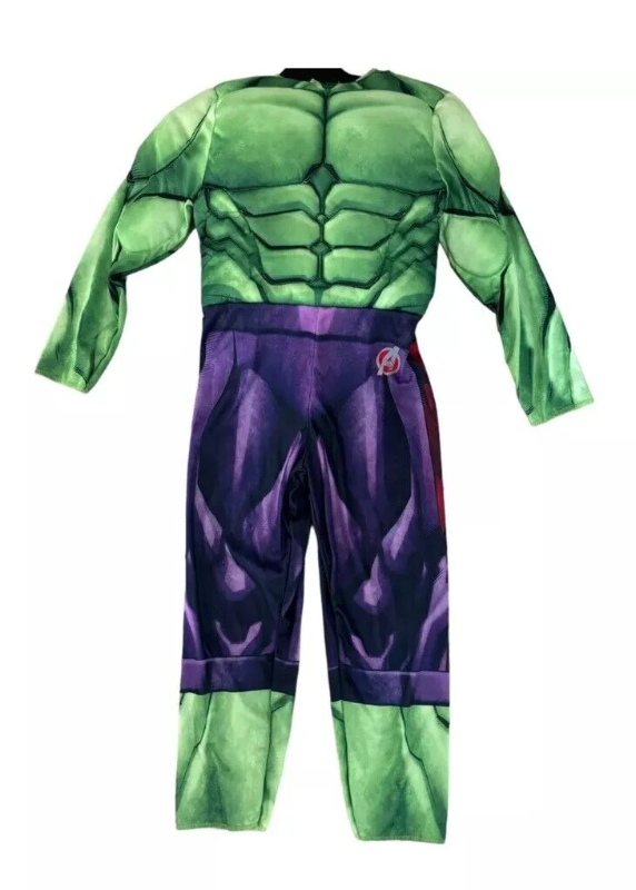 Photo 1 of Size Tall L Avengers Huld Adult Costume Muscle Chest Padded Jumpsuit (Mask NOT Included)