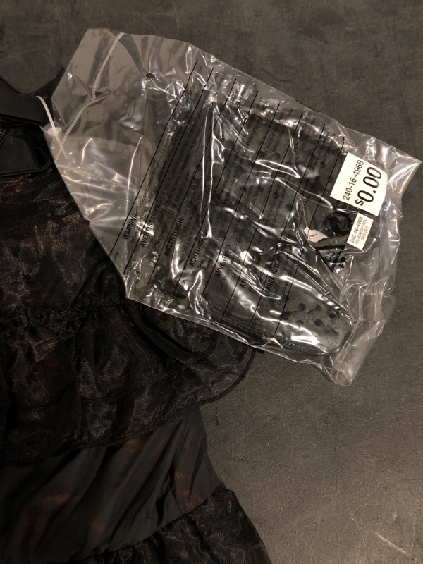 Photo 1 of Size L Kids Wednesday Nevermore Academy Raven Dance Dress, The Addams Family 