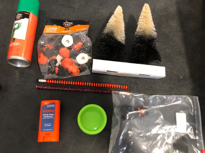 Photo 1 of 16 Halloween Mixed Bundle Box, Mixed with Costume Accessories, Decor, and Treat Bag Items 