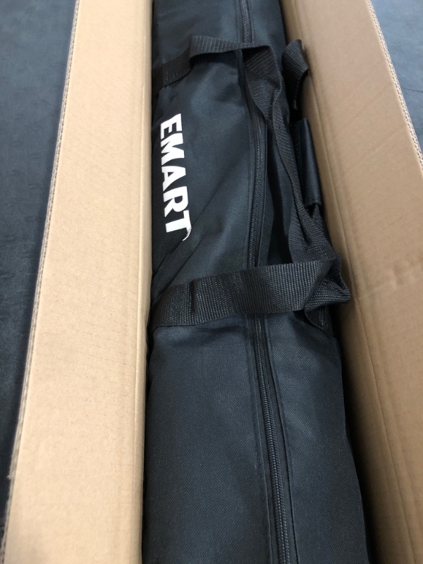 Photo 1 of EMART Backdrop Stand 10x8.5ft(WxH) Photo Studio Adjustable Background Stand Support Kit with 2 Crossbars, 8 Backdrop Clamps, 2 Sandbags and Carrying Bag for Parties Events Decoration