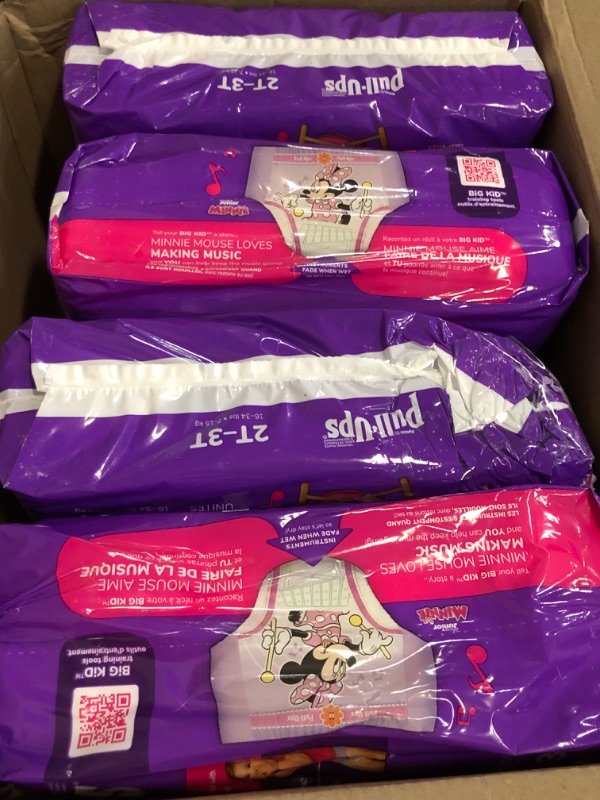 Photo 1 of Pull-Ups Girls' Potty Training Pants, Size 2T-3T Training Underwear (16-34 lbs), 124 Count (4 packs of 31)
