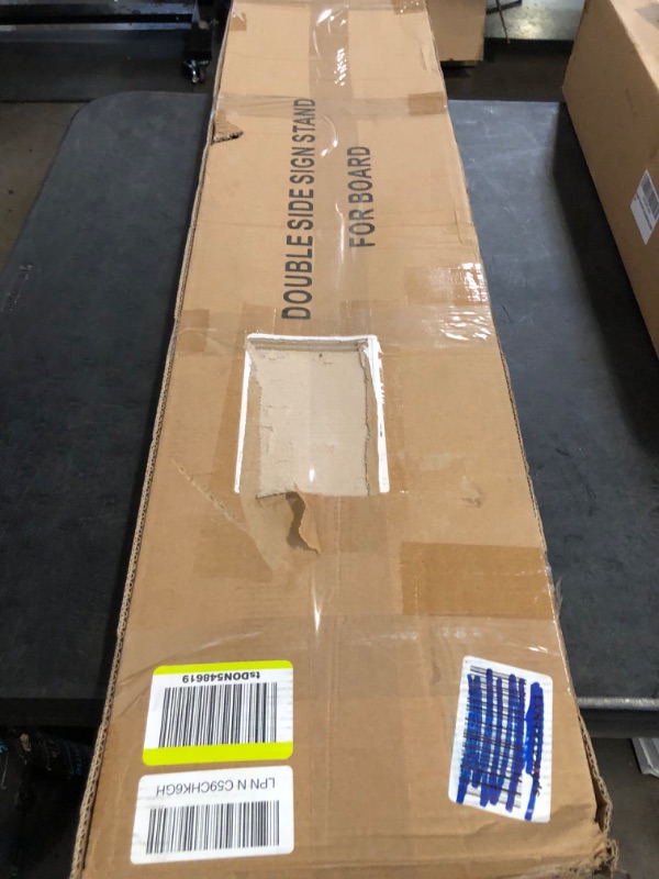 Photo 1 of 2PACK Poster Stand Adjustable Poster Holder Stand, Foam Board Stand for Display, Heavy Duty Pedestal Sign Holder, Metal Stand for Display Board Up to 83"