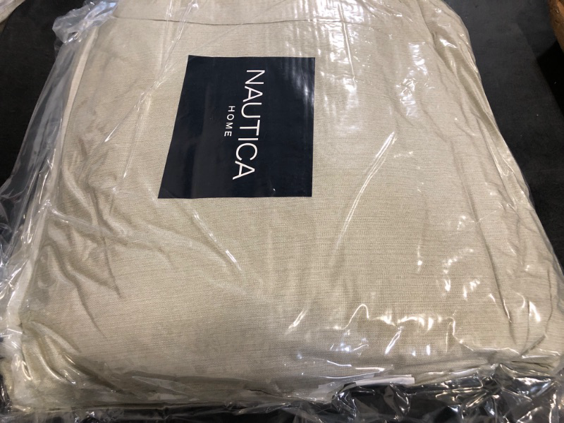 Photo 1 of Nautica - Twin Comforter Set, Super Soft Microfiber Bedding with Matching Sham, Striped Home Decor (Hadley Beige, Twin)