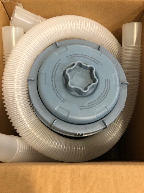 Photo 1 of Pro Series 1000 GPH Above Ground Pool Filter Pump, Powerful Pool Cartridge Filter Pump, Water Circulation and Filtration System -Improved Water Clean & Clarity, Pools Pumps Above Ground-Gray