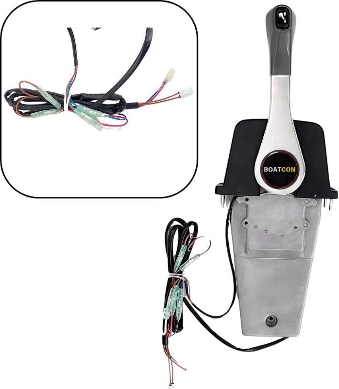 Photo 1 of Single Lever Console Top Mount Remote Control Box 67200-93J13 For Suzuki Outboard Engine DF25 To DF200 DF250