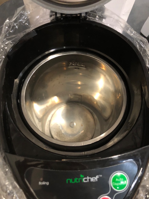 Photo 1 of NutriChefKitchen Hot Water Urn Pot Insulated Stainless Steel,Auto & Manual Dispense,Auto Boiler,Safety Lock Shutoff 3.38 QT /3.2L - Auto Boiler Shut Off -One size