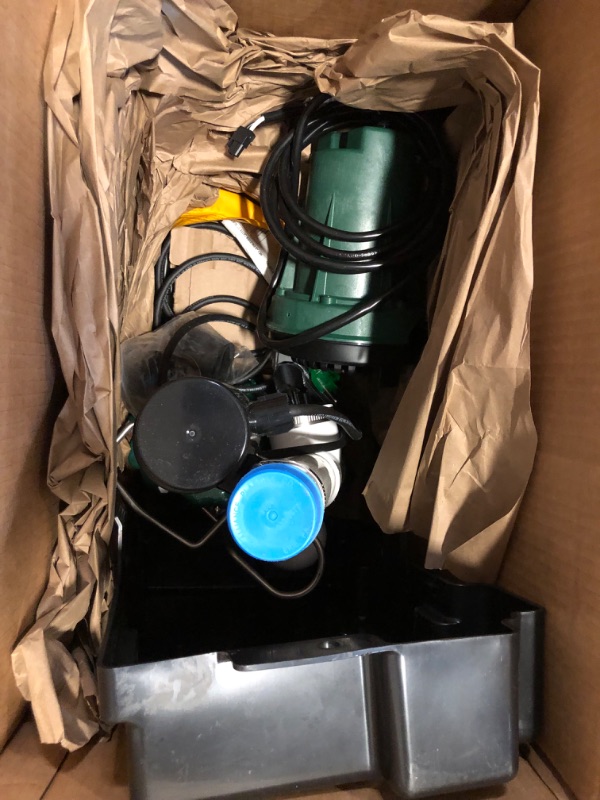 Photo 1 of Zoeller 508-0006 Aquanot 508 ProPak53 Preassembled Sump Pump System with Battery Back-Up