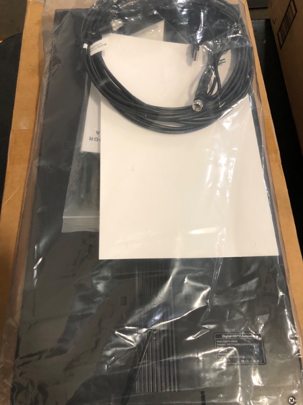 Photo 1 of 3200+ Miles Tv Antenna Indoor, 2025 Digital Antenna for Smart Tv Outdoor, Strongest HDTV Antenna for Local Channels with Amplifier, Signal Booster & 52FT Coax Cable/AC Adapter Support 8K 4K 1080p