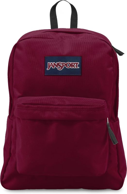 Photo 1 of JanSport SuperBreak One Backpacks - Durable, Lightweight Bag with 1 Main Compartment, Front Utility Pocket with Built-in Organizer - Premium Backpack, Russet Red
