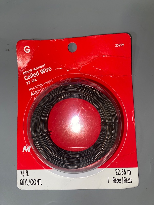 Photo 1 of Midwest Fastener 22 GA X 75' Black ANNEAL WI 23929