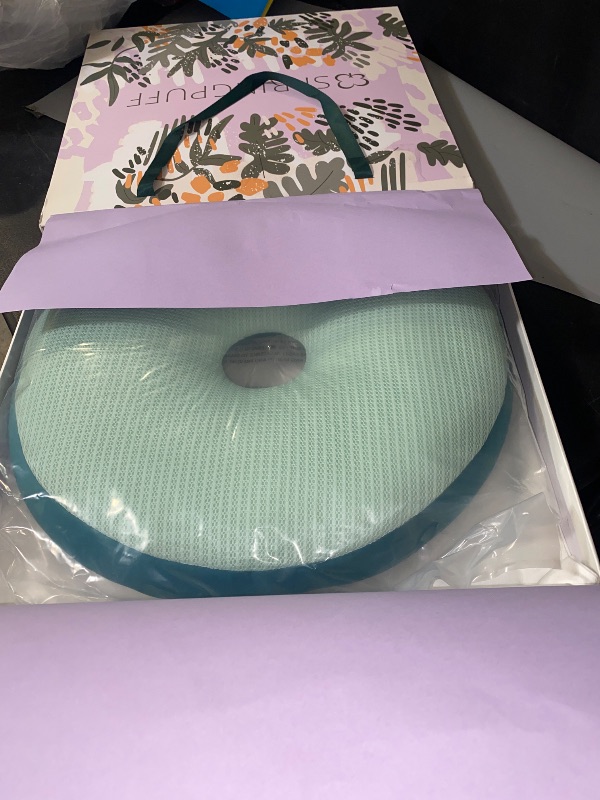 Photo 1 of Premium Egyptian Cotton Pressure Relief Donut Chair Seat Cushion for Home, Car, Office Sitting - Postpartum, Pregnancy, Tailbone & Back Pain, Ergonomic Support

