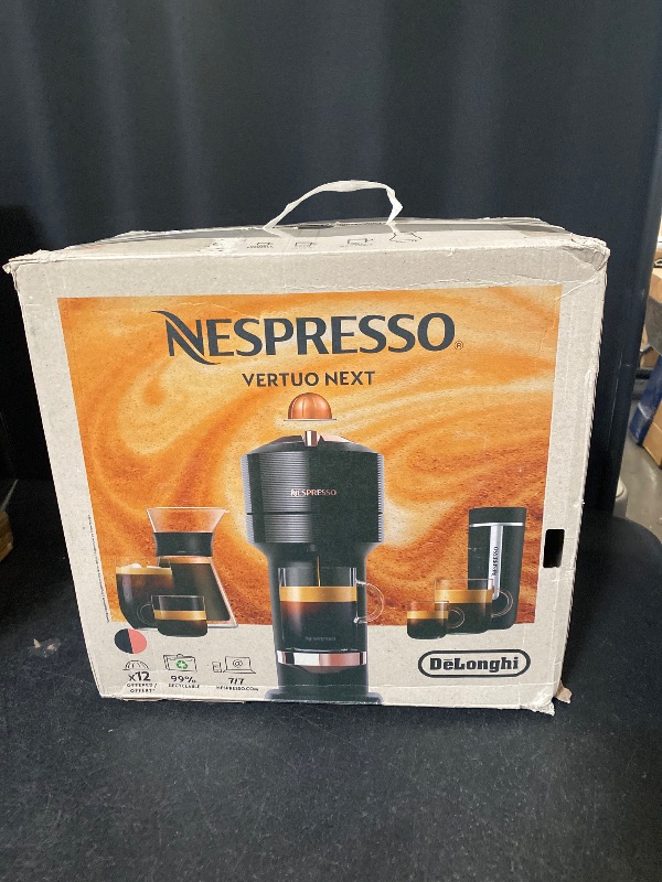 Photo 1 of Nespresso Vertuo Next Coffee and Espresso Machine by De'Longhi, Black with Rose