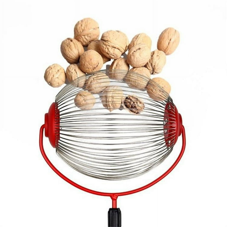 Photo 1 of Adjustable Lightweight Outdoor Nut Collector, Stainless Steel Nut Picking Roller Gardening Tool For Fruit Farm Family