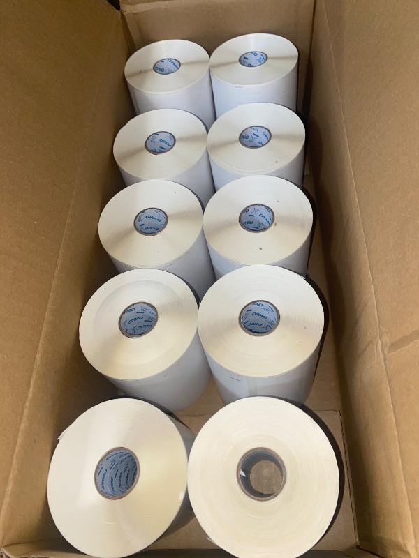 Photo 1 of DYMO Authentic LW Extra-Large Shipping Labels for LabelWriter Label Printers, White, 4" x 6", 10 Rolls of 220 (2200 Total)