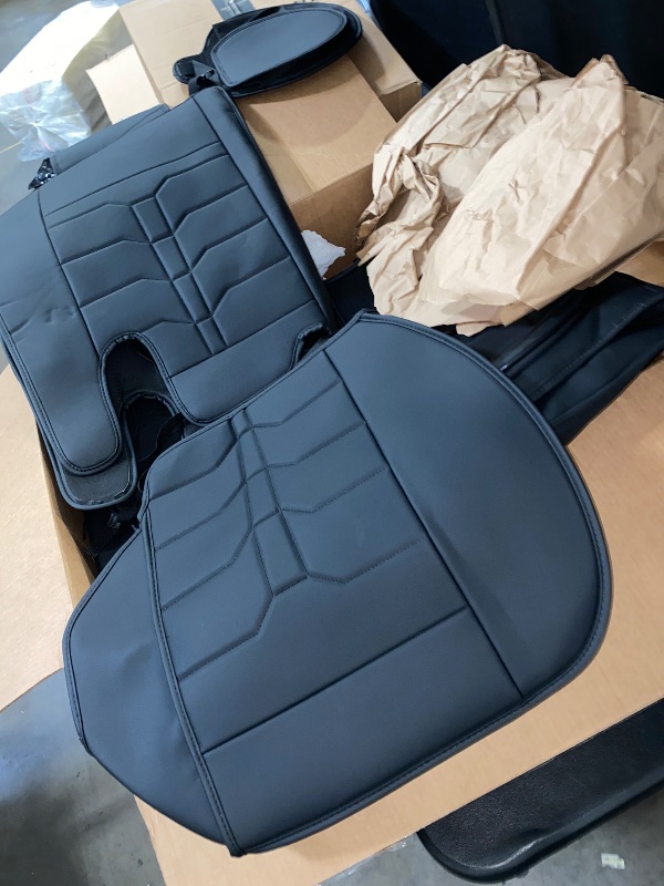 Photo 1 of TTX LIGHTING Full Set Car Seat Covers Fit for Subaru Outback 2010-2024 2025 Waterproof Leather Car Seat Cover Soft & Comfortable Airbag Compatible (5 Seats,Black)
