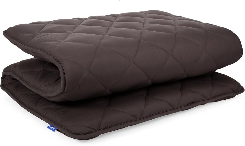 Photo 1 of GREY*** Japanese Floor Futon Mattress, Tatami Mat Sleeping Pad, Shikibuton, Mattresses Topper, Roll Up Dormitory Mattress, Foldable & Portable Floor Lounger Bed, Guest Bed(Grey, Twin)
