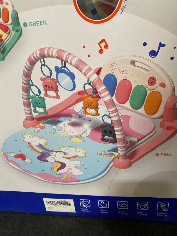 Photo 1 of UNICORN** Baby Play Mat Baby Gym,Play Piano Tummy Time Baby Activity Mat, Music and Lights Boy & Girl Toy for Newborn 0 to 3 6 9 12 Months
