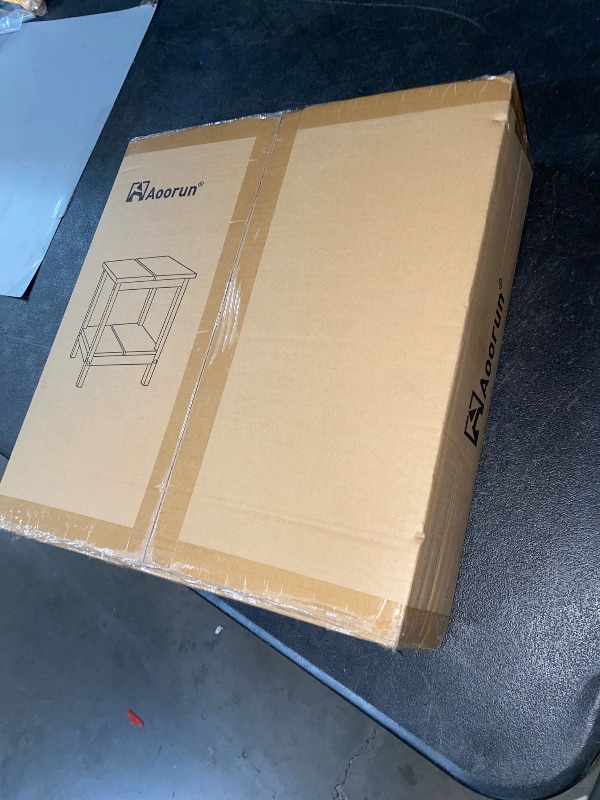 Photo 1 of SEALED BOX** hdpe Patio Table Small, 2 Tier 16" D x 16" W x 18" H
