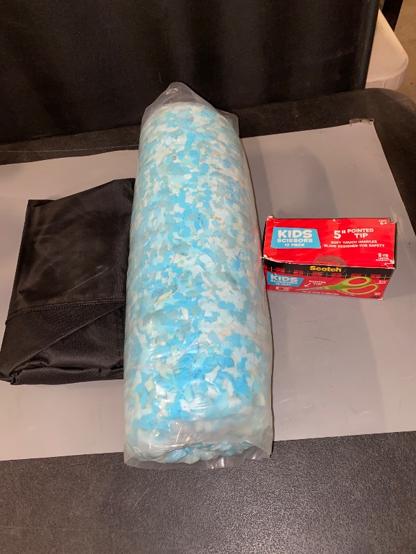 Photo 1 of LOT OF 3 MISCELLANEOUS ITEMS (GRILL COVER, PILLOW STUFFER & SCISSOR PACK)