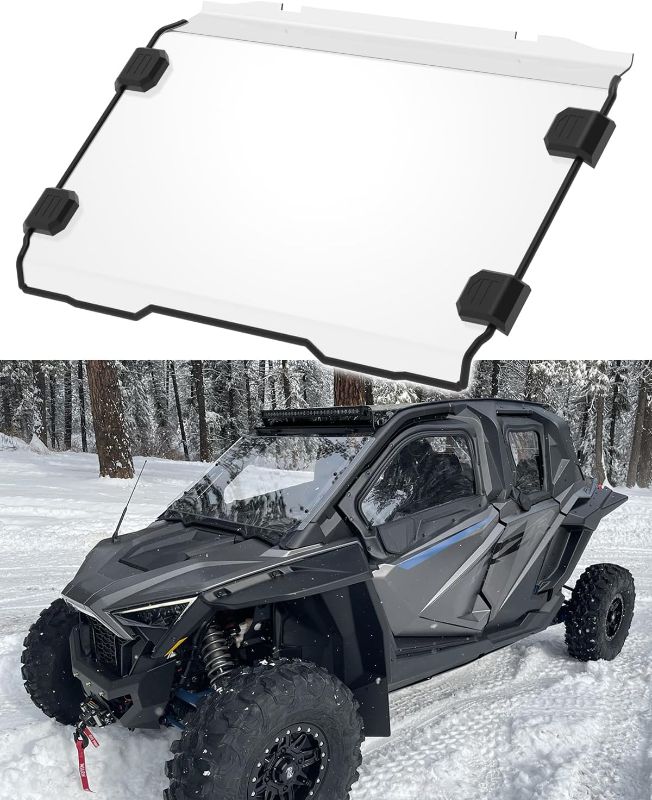 Photo 1 of FACTORY SEALED** ELITEWILL RZR Pro XP Windshield RZR Turbo R Full Clear #2883756 Fit for Polaris RZR PRO XP / XP 4 2020+, RZR TURBO R/ 4 2022+ Front RZR Windscreen
