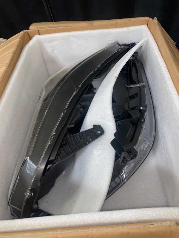 Photo 1 of Headlight Replacement For Honda Accord 2013 2014 2015 Coupe EX-L V6 3.5 L Halogen Headlamp Assembly with LED DRL included Bulbs Driver&Passenger Sides HO2503153,HO2502153 33100-T3L-A01,33150-T3L-A01
