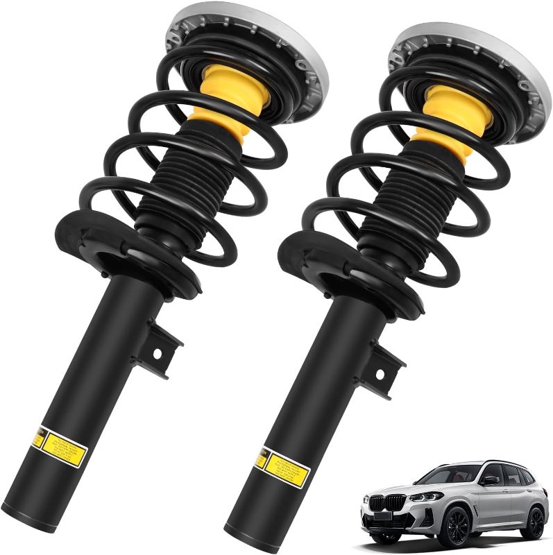 Photo 1 of Front Shock Absorber Strut Assembly with Coil Spring Fit for 2011-2017 BMW X3 (F25) & 2015-2018 X4 (F26), Replaces OE 31316796315 31316796316
