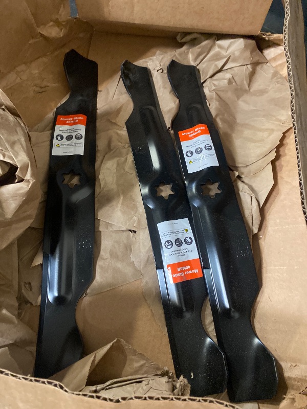 Photo 1 of (2 Pack) Replacement Lawn Mower Mulching Blades 40MNB