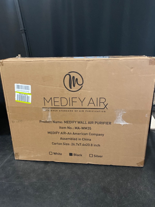 Photo 1 of Medify MA-35 Air Purifier with True HEPA H13 Filter | 1,280 ft² Coverage in 1hr for Allergens, Smoke, Wildfires, Odors, Pollen, Pet Dander | Removal to 0.1 Microns | Black, 1-Pack
