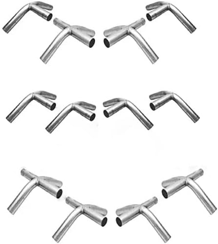 Photo 1 of Canopy Fittings Coupling bundle of 12 High Peak Connectors in multi-packs, including 6 End (3Way) and 6 Mid (4Way) fittings, all with a diameter of 1-3/8".
