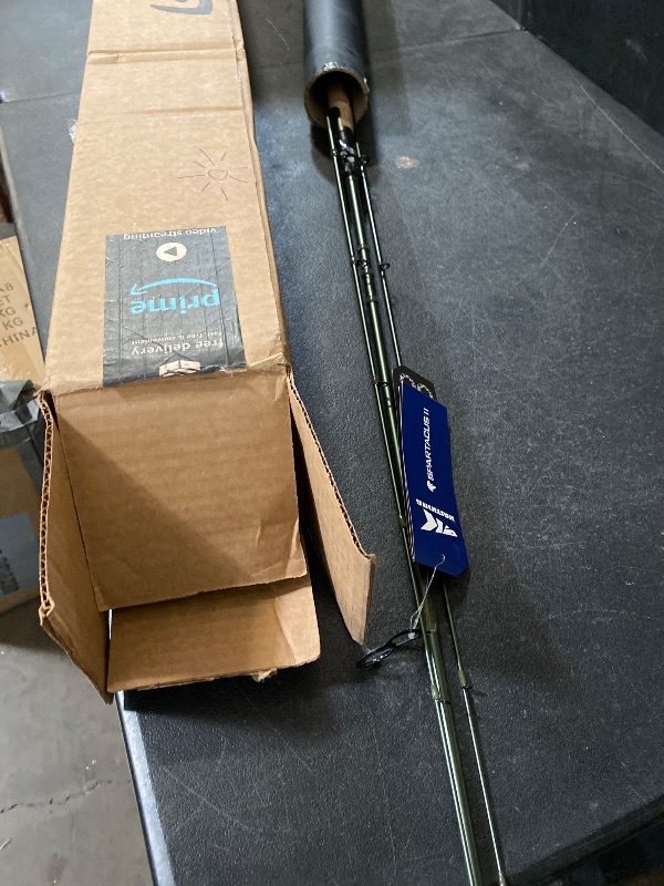 Photo 1 of KastKing Spartacus II Fishing Rods - IM6 Graphite Blanks Casting & Spinning Rods, 2-Piece Rods with Extra Tip Section, PTS Power Transition System, KastFlex Technology, Rubber Cork Handle
